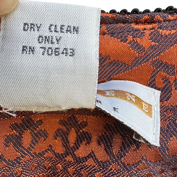 Kathryn Deene New York Vintage Brocade Ornate Sequin Frog Closure Blazer Jacket - Picture 6 of 9